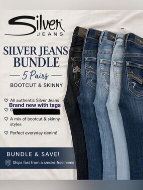 Silver Jeans womens Denim Jeans wholesale Bundle